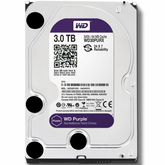 WD33PURZ Hard disk 3,5" s kapacitou 3 TB
